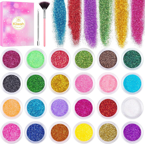 Pezzi glitter unghie - 24,