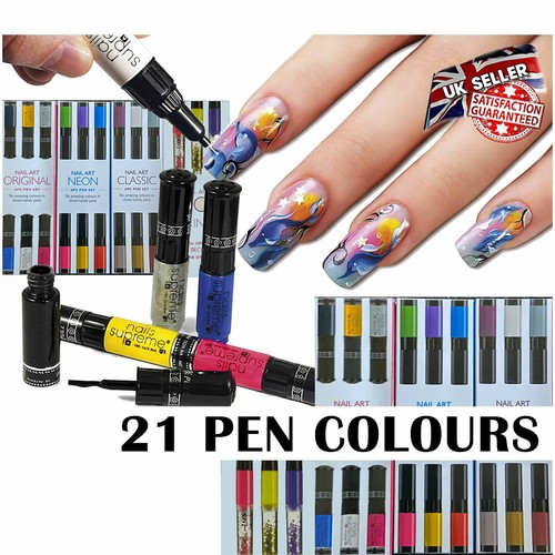 Set penne nail art - penne, smalto