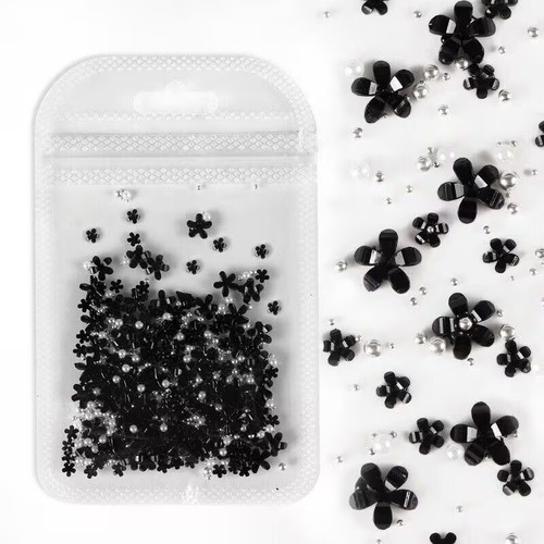 Nail art 200pz perline argento - 200pz,