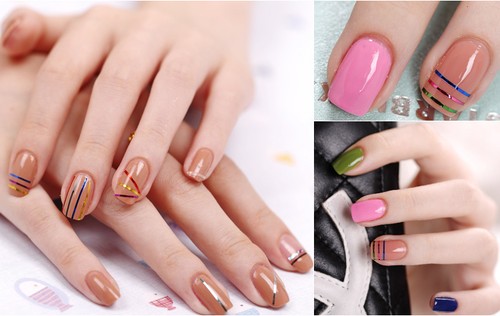Nail art striping - art,