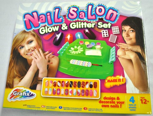 Nail salon glow glitter set - glow,