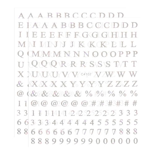 Adesivi per unghie lettere - per, 3d