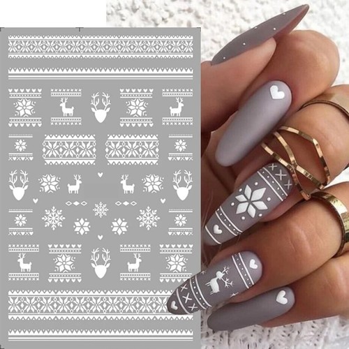 Adesivi nail art natalizi - adesivi,