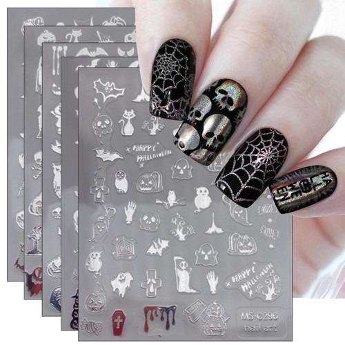 Halloween adesivi unghie - adesivi, nail