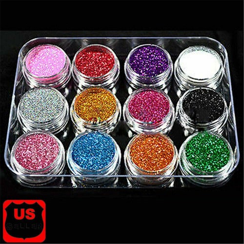 Set polvere glitter colore - , 12
