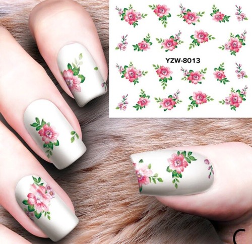 Adesivo nail art foglie - nail,
