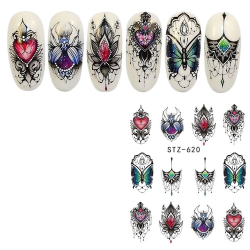 Nail art decalcomanie - decalcomanie, acqua