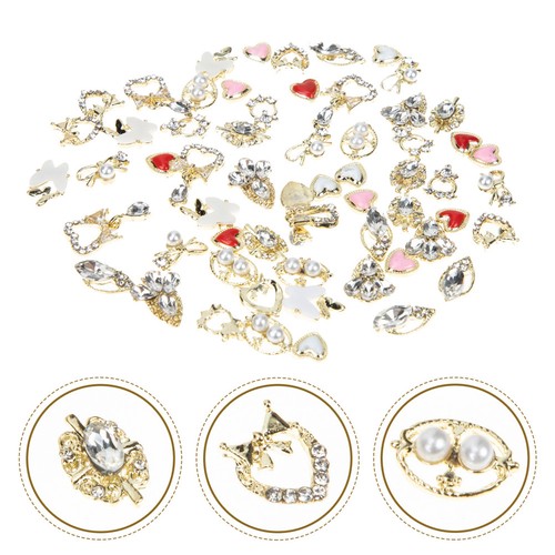 60pz charms unghie lega - 60pz,
