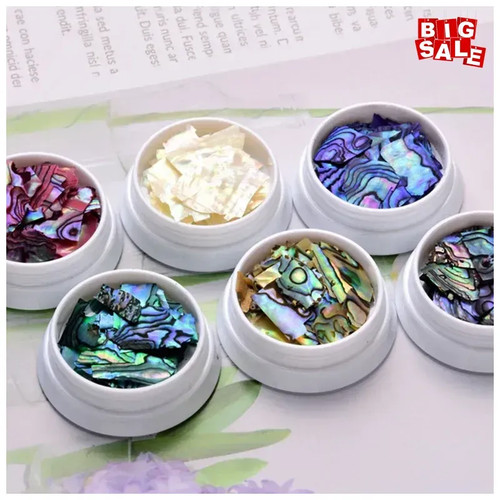 Abalone shell fette - abalone, nail