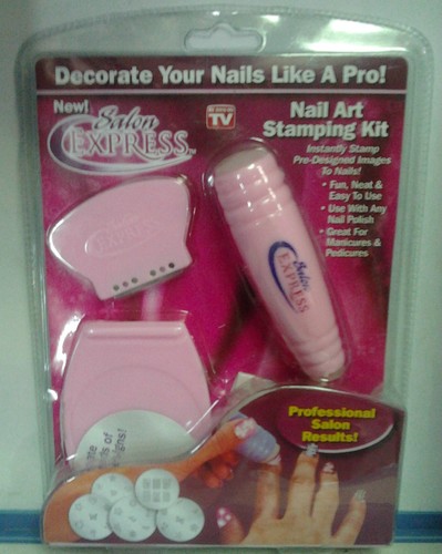 Kit nail art stamping - kit,